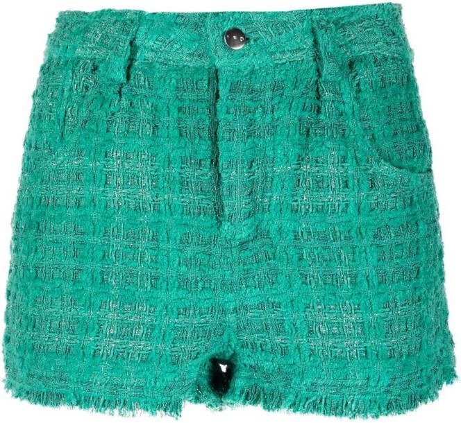 IRO Tweed shorts Groen