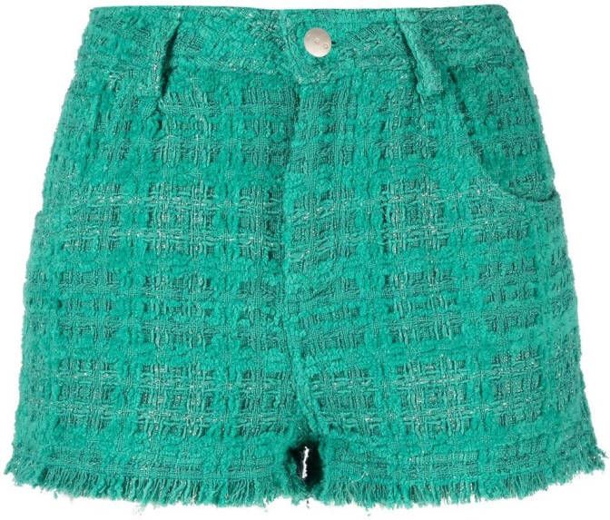 IRO Tweed shorts Groen