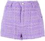 IRO Tweed shorts Paars - Thumbnail 1