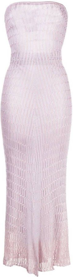 Isa Boulder Maxi-jurk Paars
