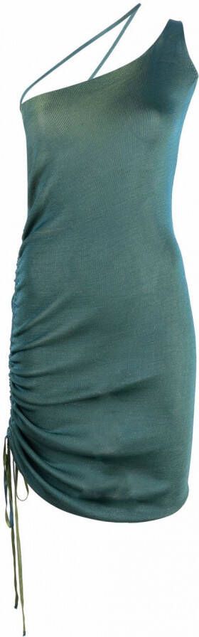Isa Boulder Asymmetrische jurk Groen