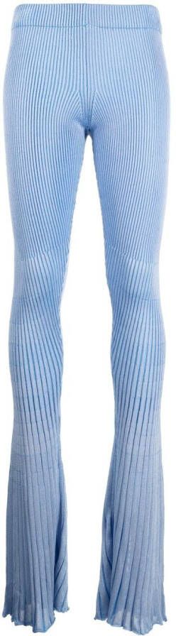 Isa Boulder Ribgebreide legging Blauw