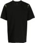 Isaac Sellam Experience T-shirt met banddetails Zwart - Thumbnail 1