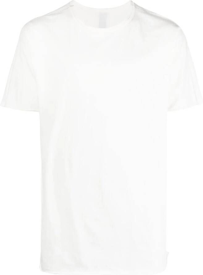 Isaac Sellam Experience T-shirt met logopatch Beige
