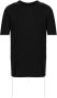 Isaac Sellam Experience T-shirt met banddetail Zwart - Thumbnail 1