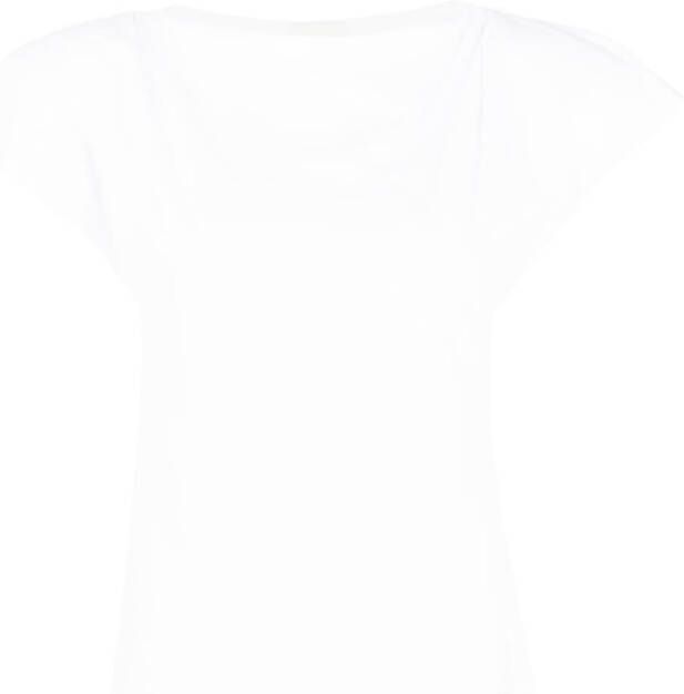 ISABEL MARANT Asymmetrisch T-shirt Wit