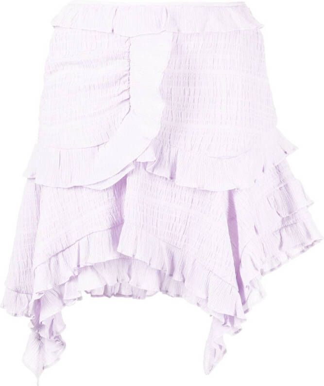 ISABEL MARANT Asymmetrische rok Paars