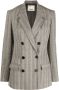 ISABEL MARANT Sheril blazer met dubbele rij knopen Grijs - Thumbnail 1