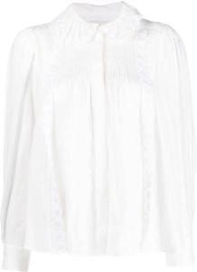 Isabel Marant Broderie anglaise blouse Wit