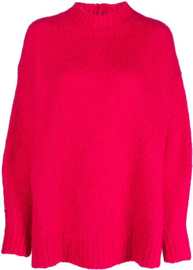 ISABEL MARANT brushed mohair-blend jumper Roze