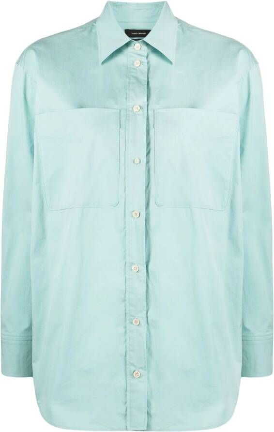 ISABEL MARANT Button-down blouse Blauw