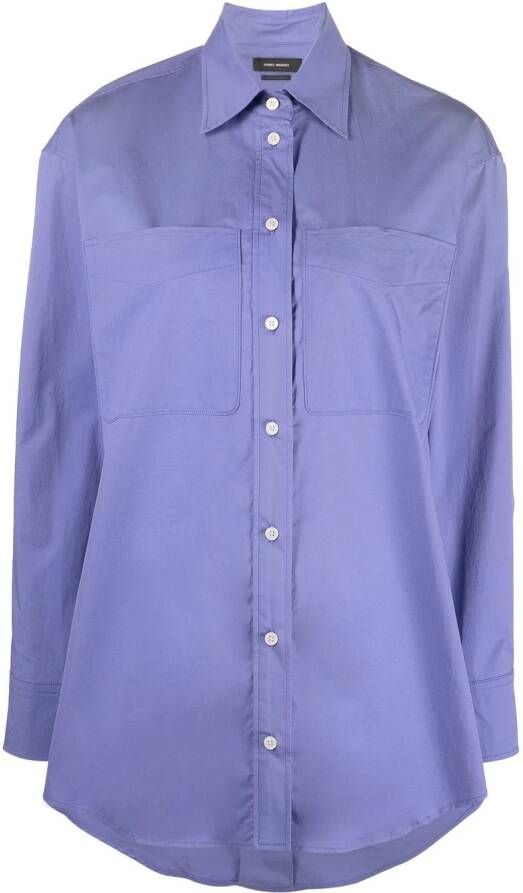 ISABEL MARANT Button-down blouse Paars