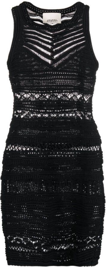 ISABEL MARANT Mouwloze mini-jurk Zwart