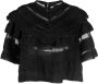 ISABEL MARANT Cropped top Zwart - Thumbnail 1