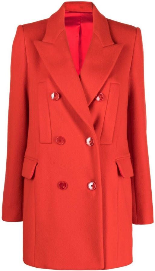 ISABEL MARANT Jas met dubbele rij knopen Rood