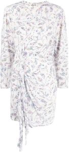 Isabel Marant Étoile Mini-jurk met abstract patroon Wit
