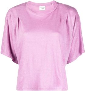 Isabel Marant Étoile T-shirt met gedrapeerde mouwen Roze