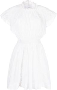 Isabel Marant Étoile Mini-jurk met afwerking van kant Wit