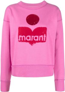 Isabel Marant Étoile Sweater met logoprint Roze