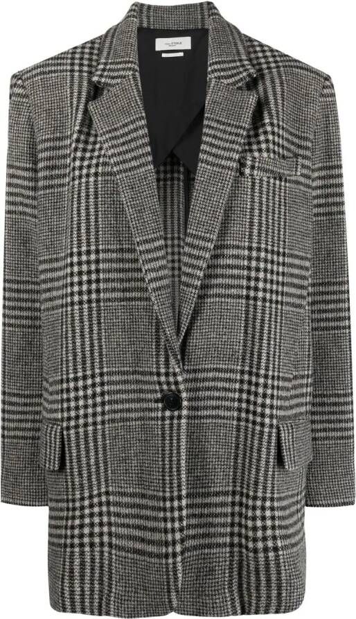 MARANT ÉTOILE Oversized jas Zwart