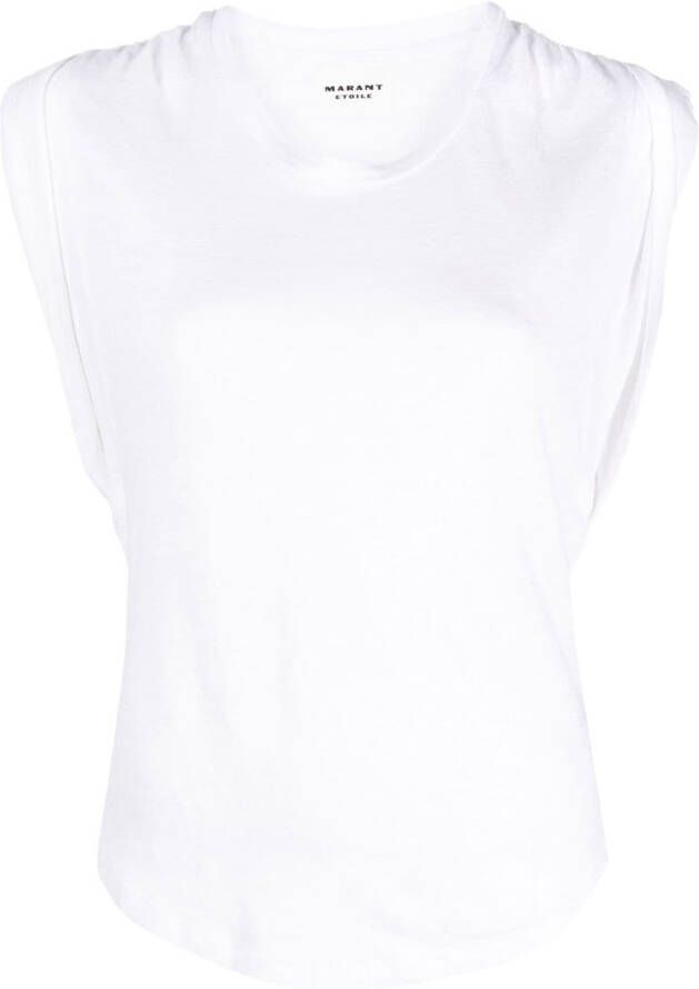 MARANT ÉTOILE Mouwloos T-shirt Wit