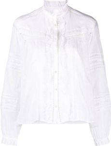 Isabel Marant Étoile Semi-doorzichtige blouse Wit