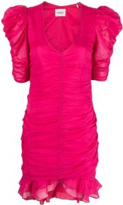 Isabel Marant Étoile Mini-jurk met pofmouwen Roze