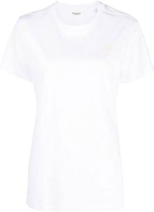 Isabel Marant Étoile T-shirt met geborduurd logo Wit