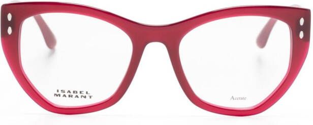 Isabel Marant Eyewear Bril met cat-eye montuur Roze