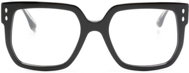 Isabel Marant Eyewear Bril met vierkant montuur Zwart