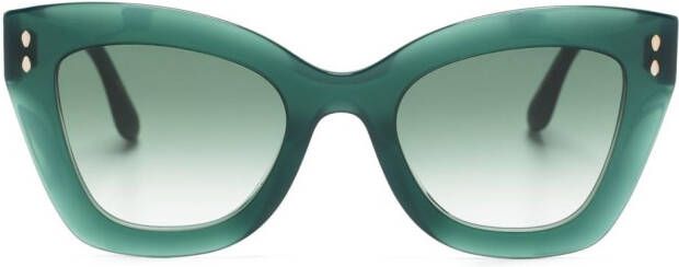 Isabel Marant Eyewear Zonnebril met cat-eye montuur Groen