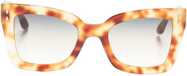 Isabel Marant Eyewear Dresly zonnebril met cat-eye montuur Bruin