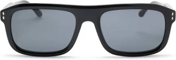 Isabel Marant Eyewear Zonnebril met rechthoekig montuur Zwart
