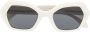 Isabel Marant Eyewear Zonnebril met vierkant montuur Wit - Thumbnail 1