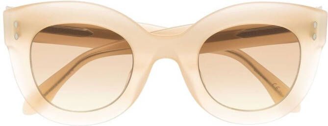 Isabel Marant Eyewear Steffy zonnebril met vierkant montuur Wit