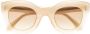 Isabel Marant Eyewear Steffy zonnebril met vierkant montuur Wit - Thumbnail 1