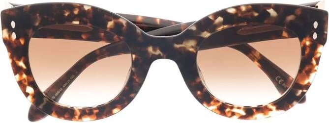 Isabel Marant Eyewear Zonnebril met cat-eye montuur Bruin
