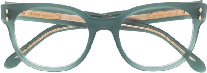 Isabel Marant Eyewear Bril met cat-eye montuur Groen