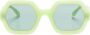 Isabel Marant Eyewear Zonnebril met geometrisch montuur Groen - Thumbnail 1