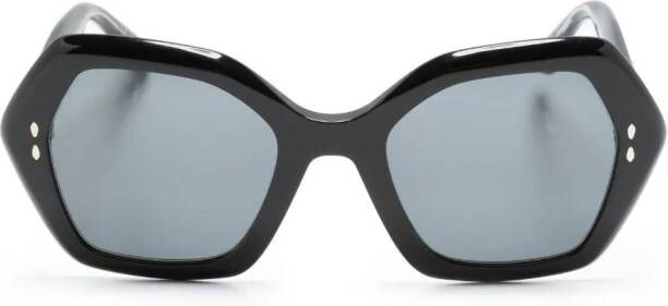 Isabel Marant Eyewear Zonnebril met geometrisch montuur Zwart