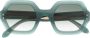 Isabel Marant Eyewear Zonnebril met oversized montuur Groen - Thumbnail 1