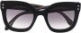 Isabel Marant Eyewear Zonnebril met oversized montuur Zwart - Thumbnail 1
