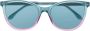 Isabel Marant Eyewear Zonnebril met rond montuur Blauw - Thumbnail 1