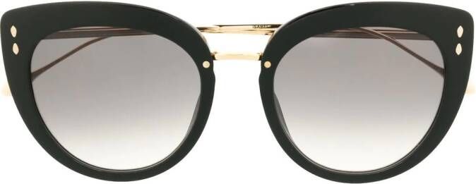 Isabel Marant Eyewear Zonnebril met rond montuur Zwart
