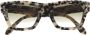 Isabel Marant Eyewear Zonnebril met schildpadschild design Beige - Thumbnail 1