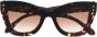 Isabel Marant Eyewear Zonnebril met schildpadschild design Bruin - Thumbnail 1