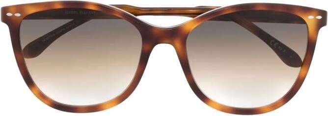 Isabel Marant Eyewear Zonnebril met vierkant montuur Bruin
