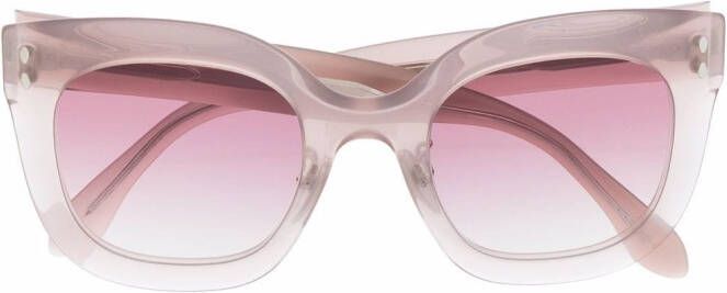 Isabel Marant Eyewear Zonnebril met vierkant montuur Roze