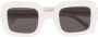 Isabel Marant Eyewear Zonnebril met vierkant montuur Wit - Thumbnail 1