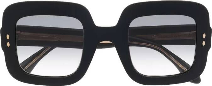 Isabel Marant Eyewear Zonnebril met vierkant montuur Zwart